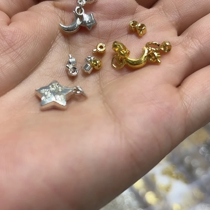 李***艳耳饰银S925镶嵌紫晶