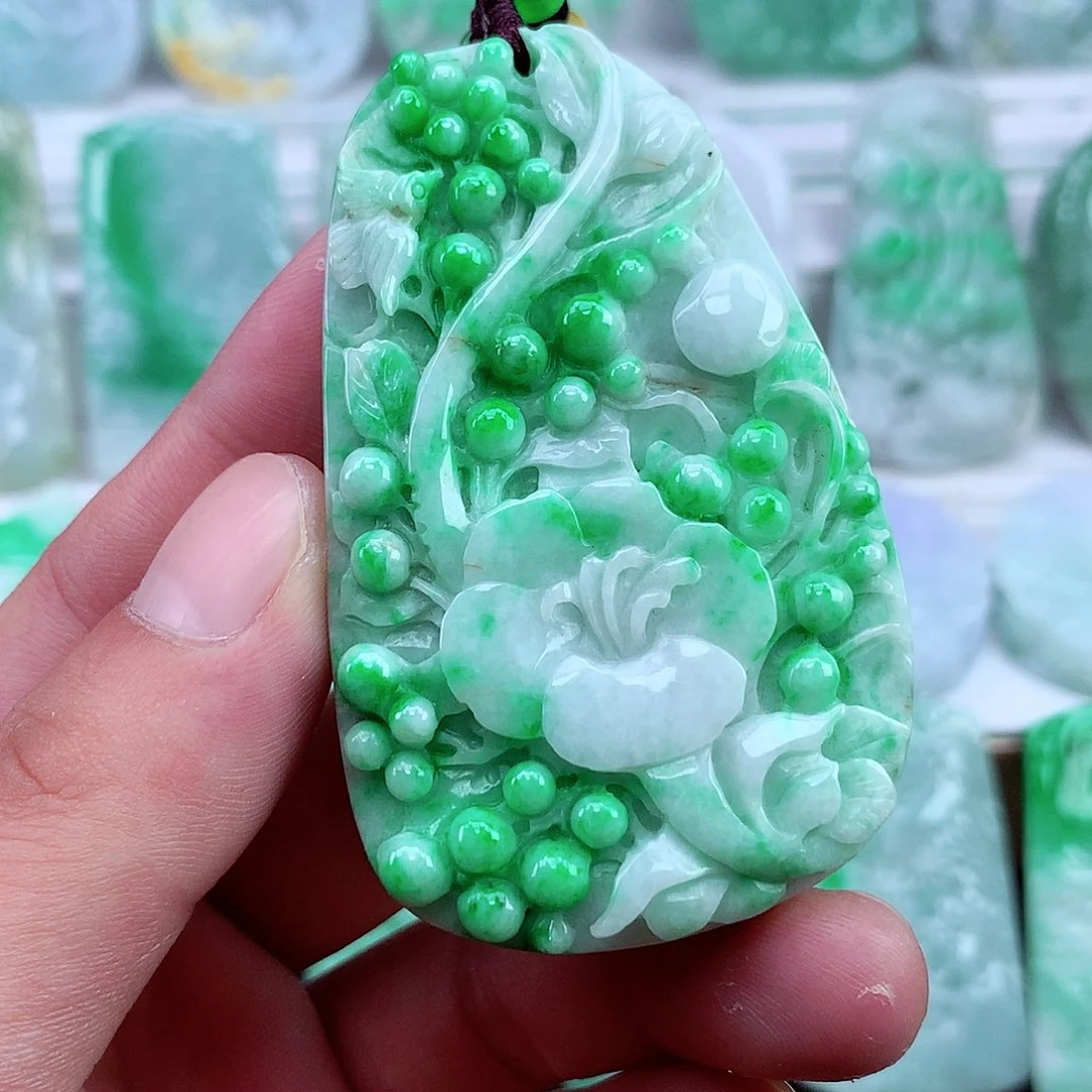 颈饰未镶嵌翡翠翡翠吊坠