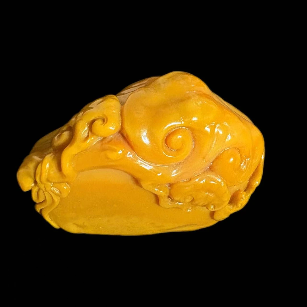 寿山石纯手工灵芝