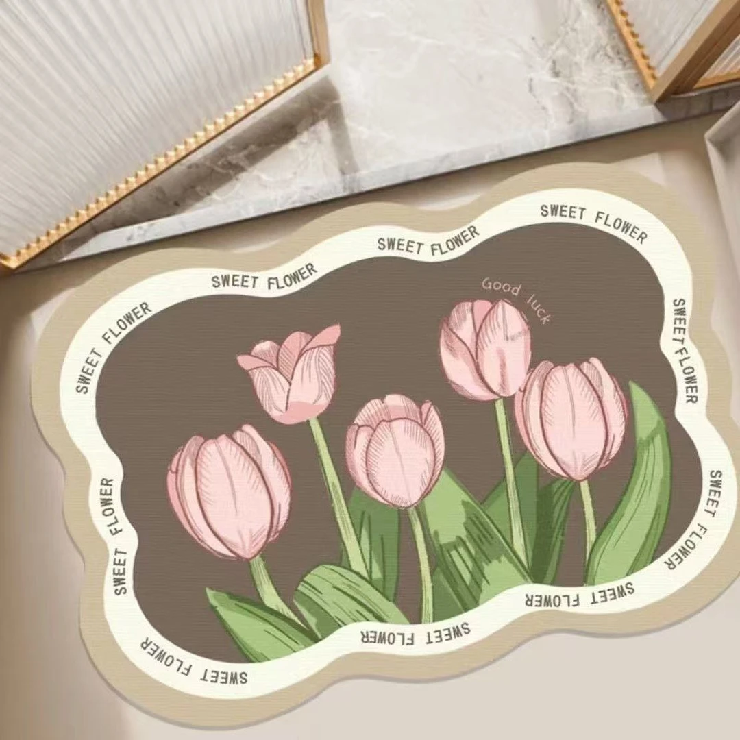 Q60-40*60（2个）厕所吸水速干垫卫生间耐脏易打理垫