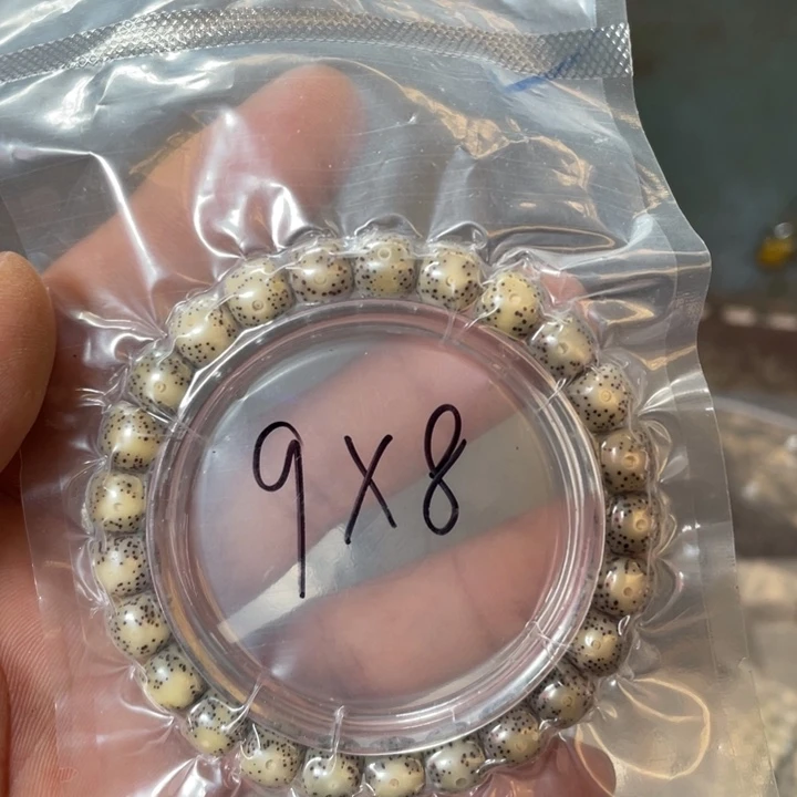 星月菩提吊坠精品糯冰原生态9+8