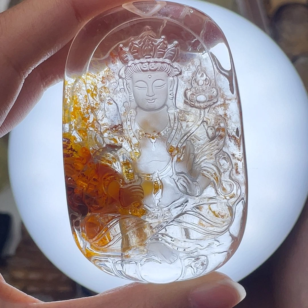 颈饰未镶嵌水晶定制吊坠虚空