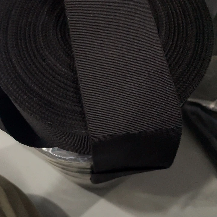 全棉黑色5厘米左右螺纹带、发一盘、014