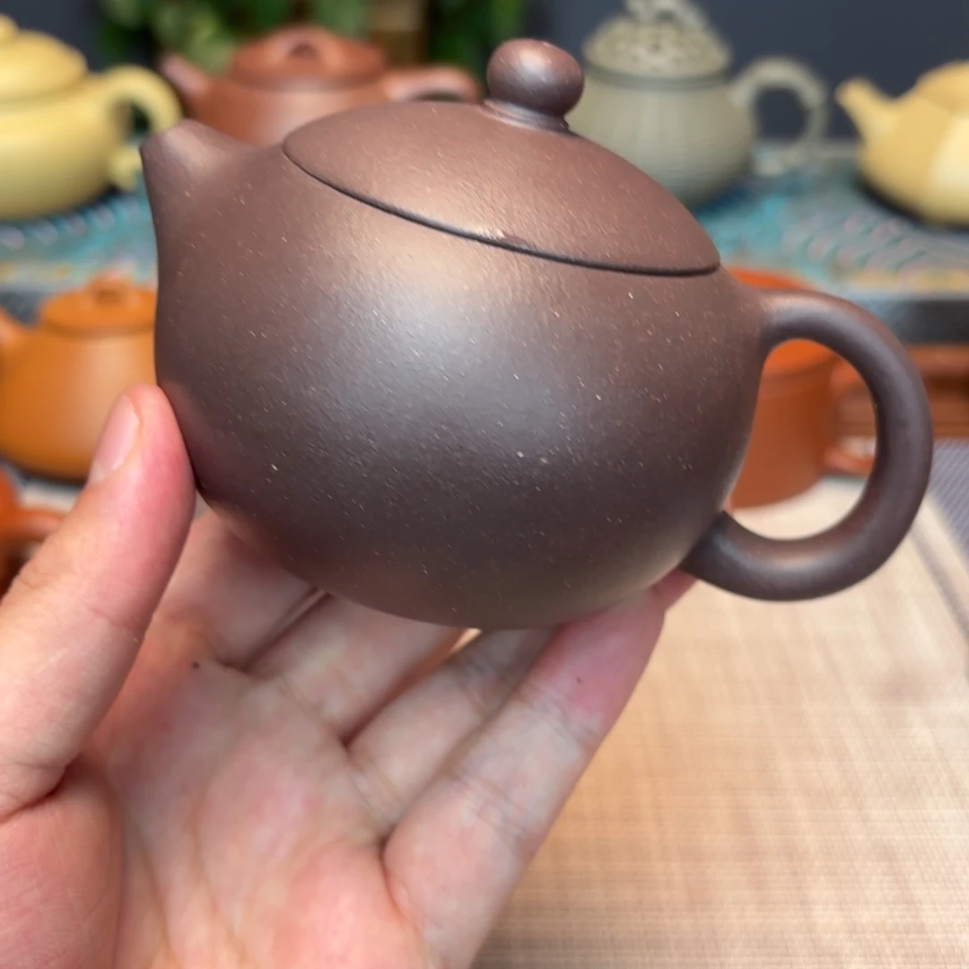 茶壶紫砂微瑕西施口盖
