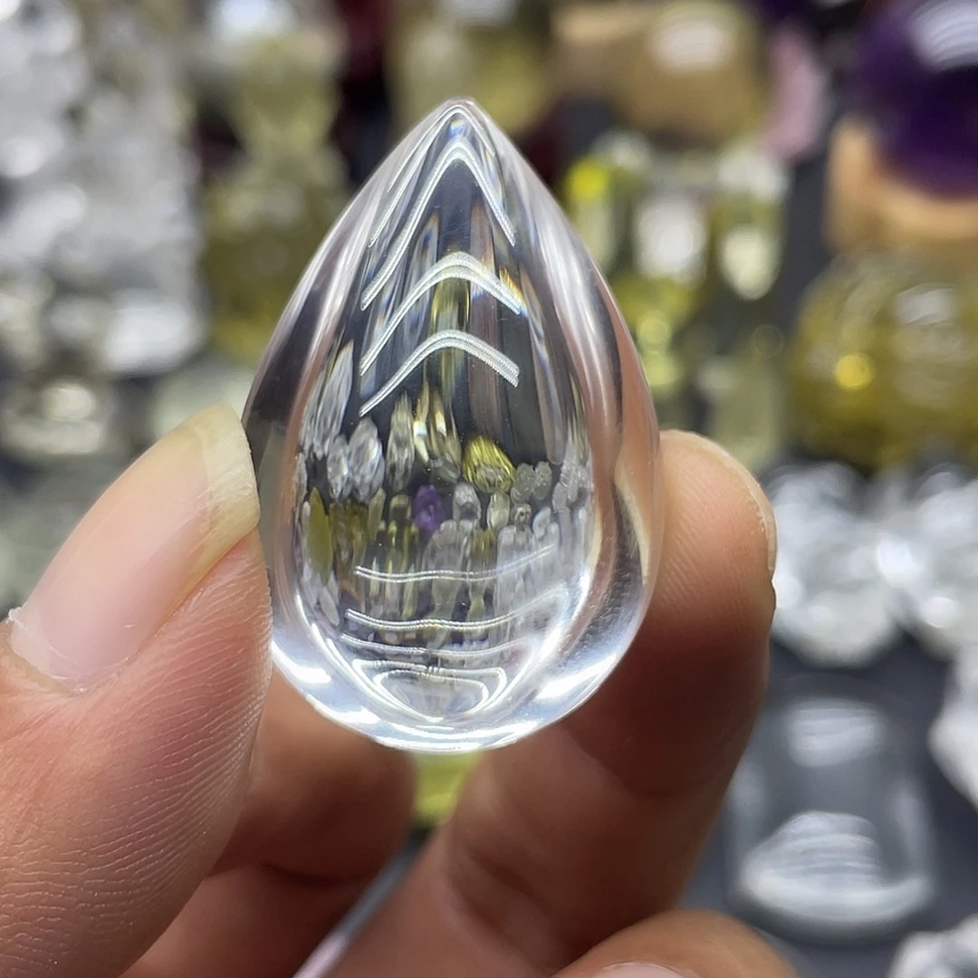 水晶未镶嵌颈饰挂件