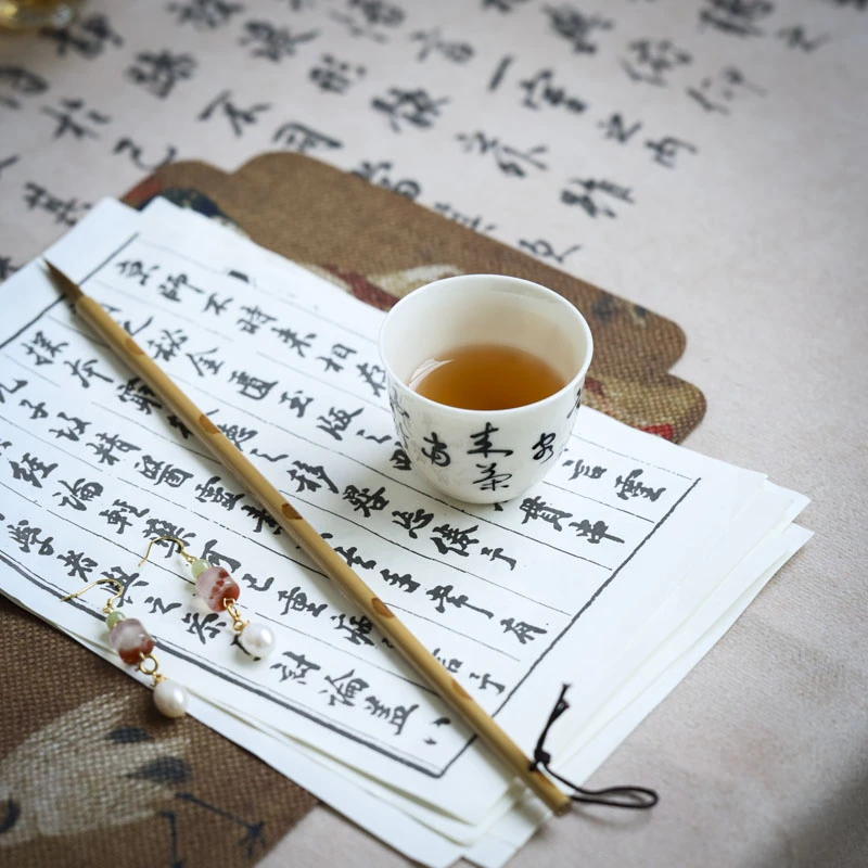 人文茶道器具家用室用手工陶瓷茶杯（馋猫0027）