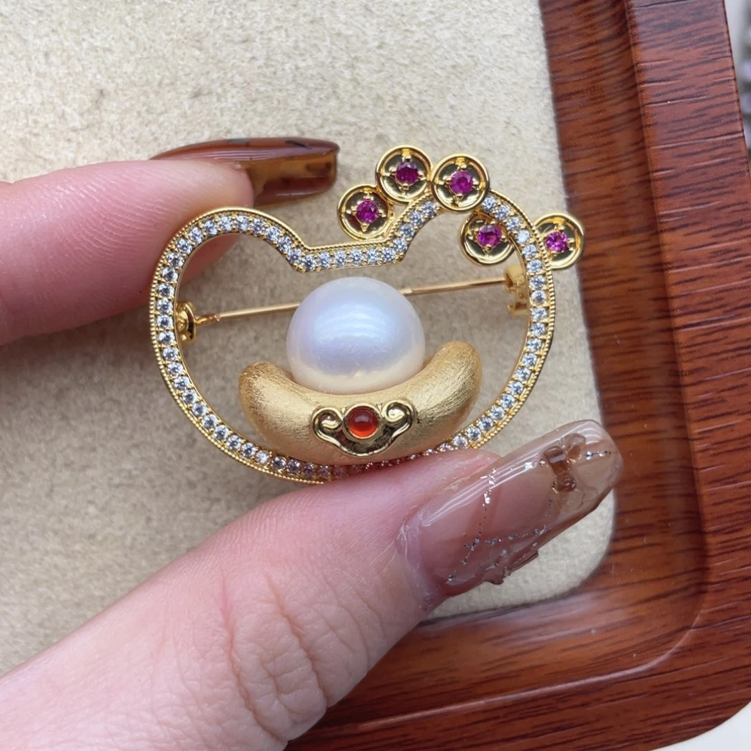 淡水珍珠胸饰未镶嵌S15