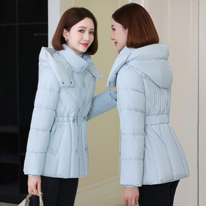 棉服女修身短款2025冬季新款加厚中老年时尚宽松百搭显瘦保暖外套