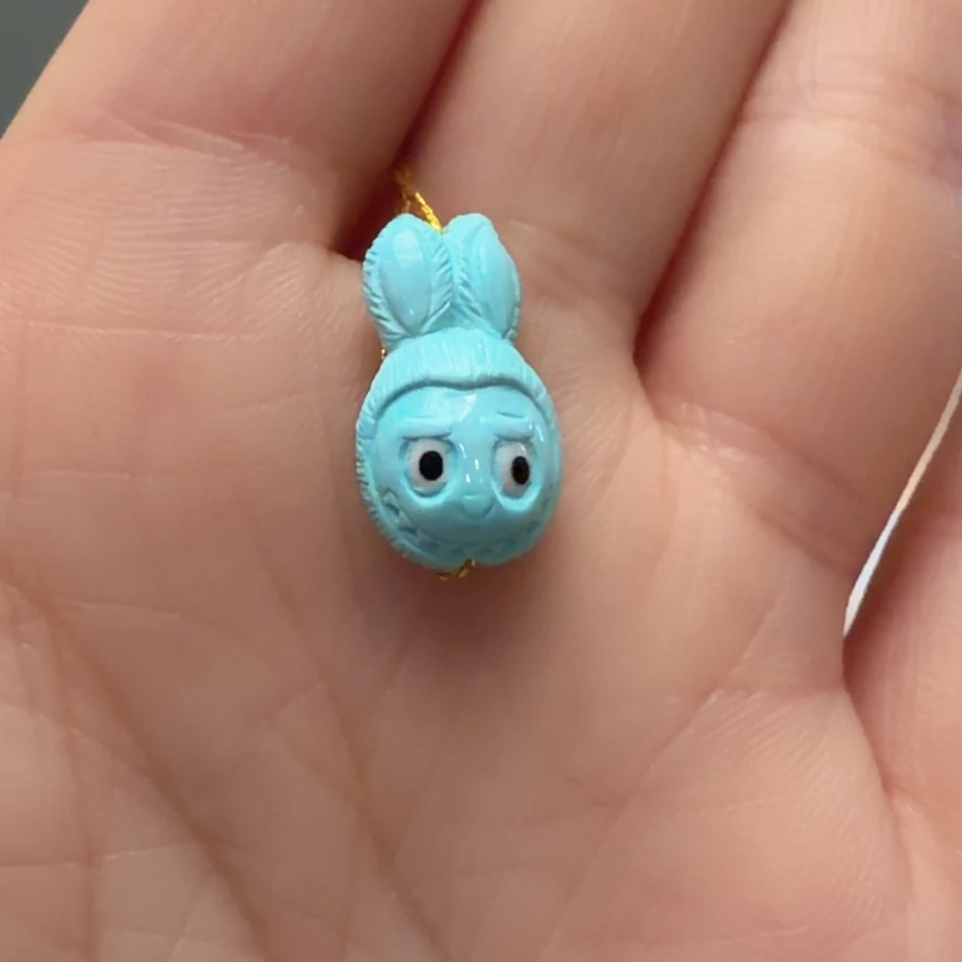 绿松石未镶嵌颈饰