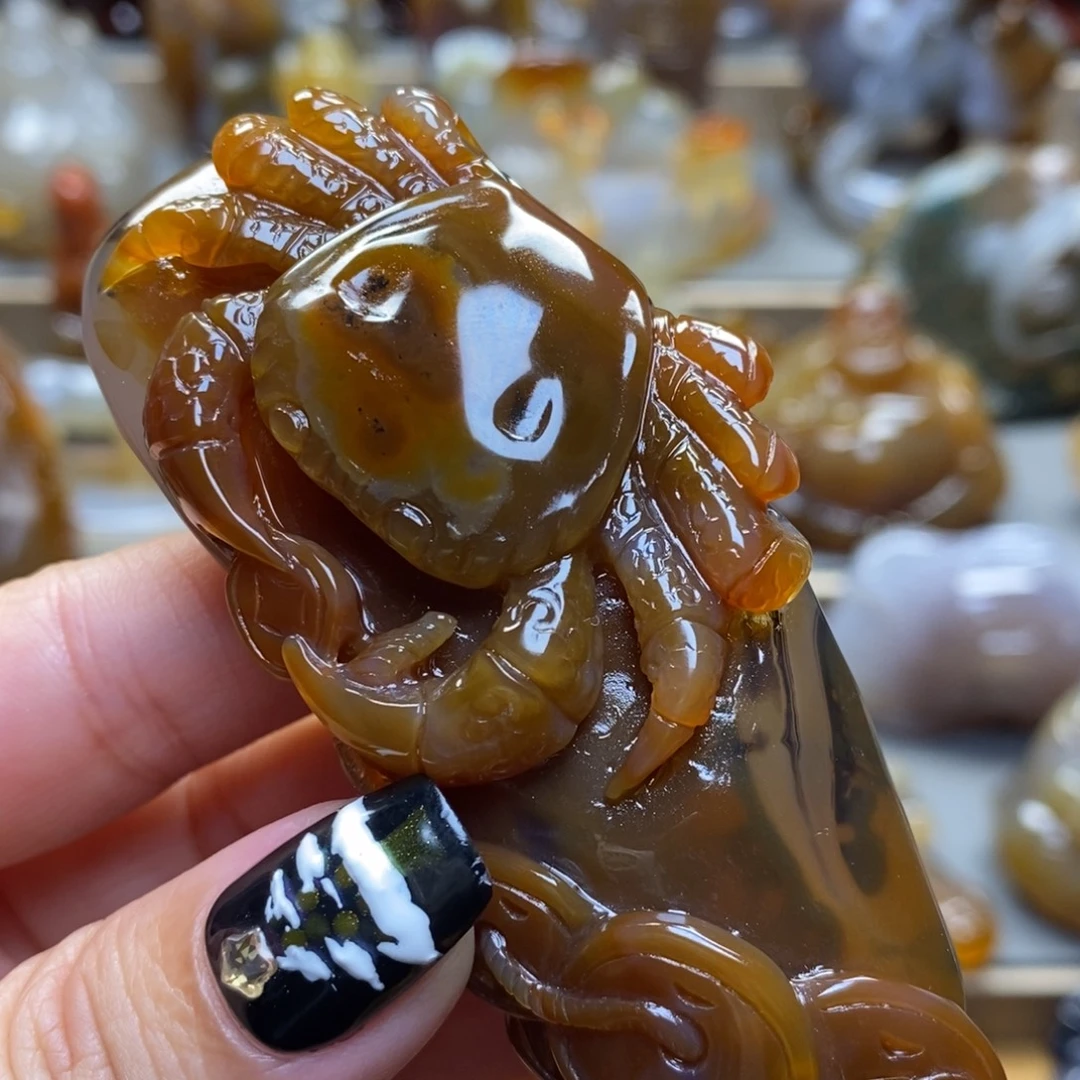 玛瑙/玉髓未镶嵌把件