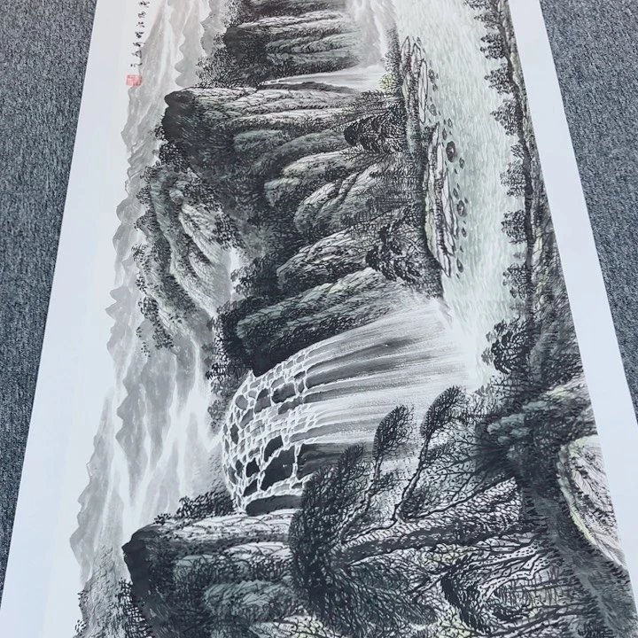 手绘作品全场放大漏