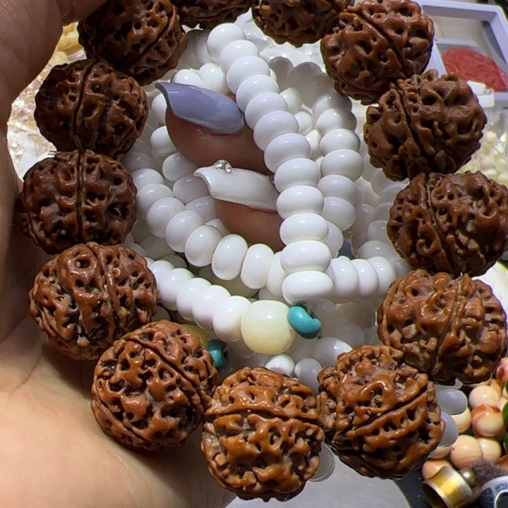 核桃手串/手链白算盘