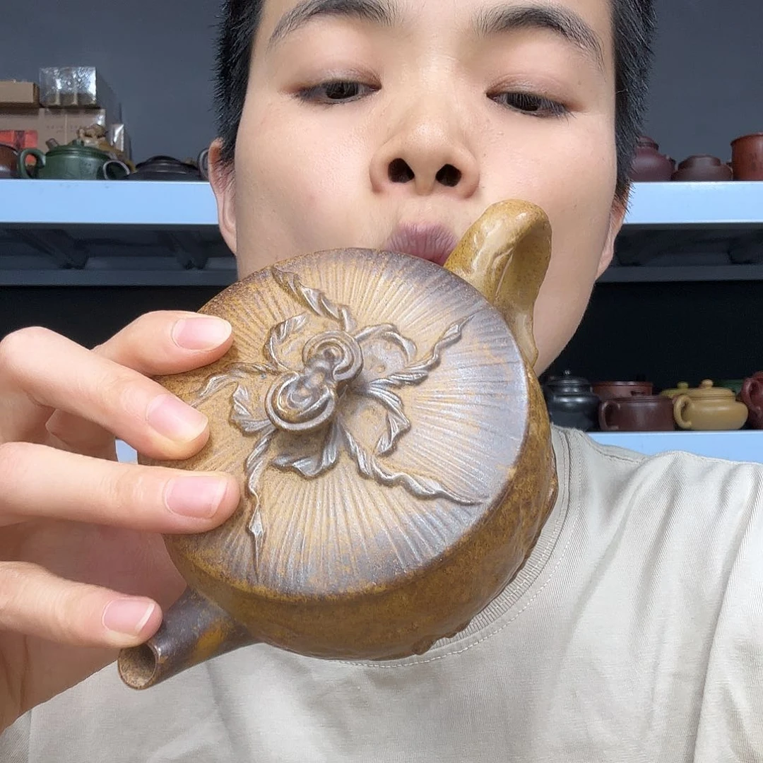 茶壶紫砂民间手艺人全手工制作