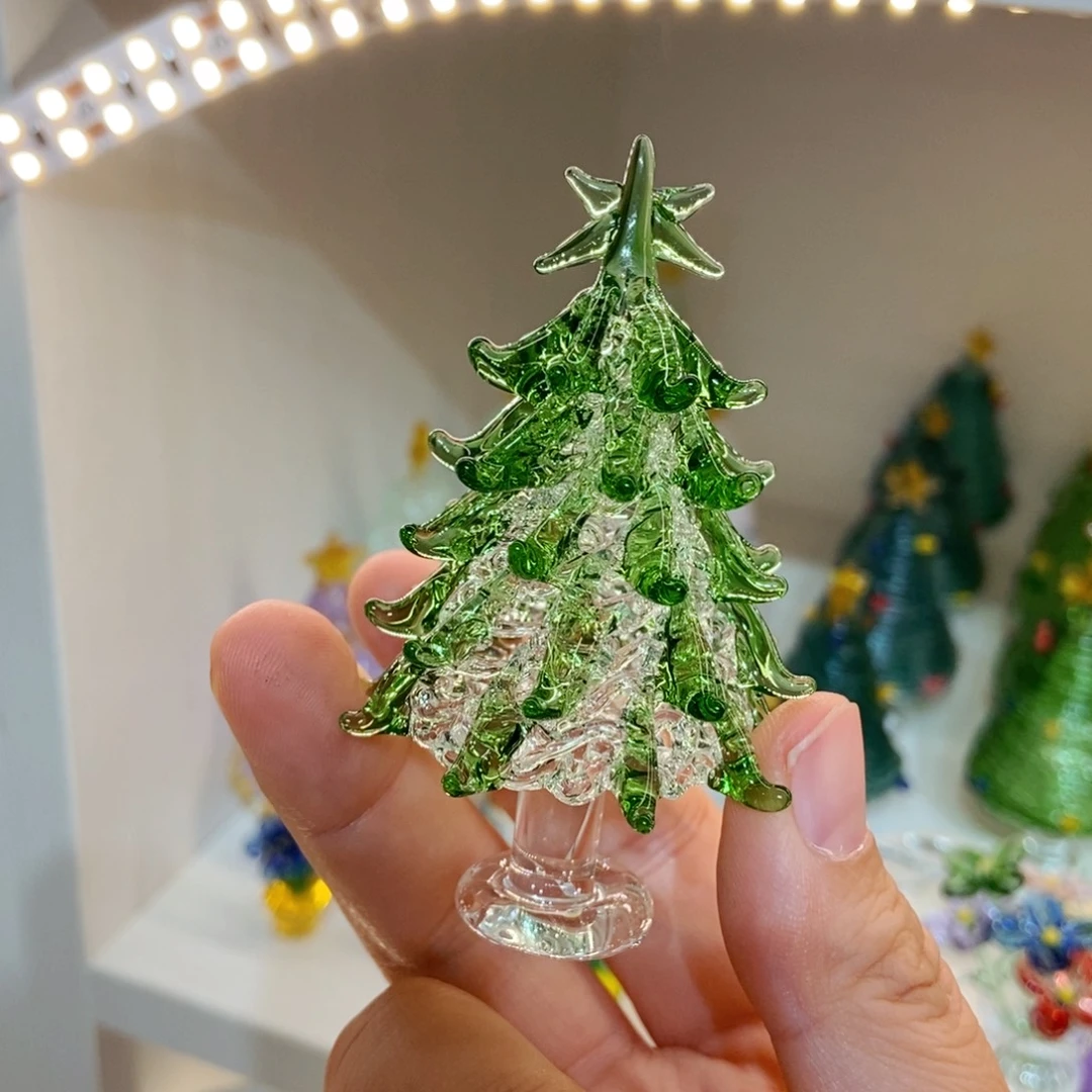 手工艺品琉璃绿刺