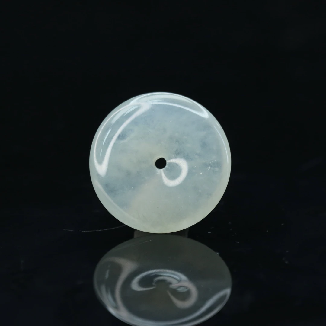 11天然缅甸翡翠A货平安扣/500954/上海嘉禾拍卖