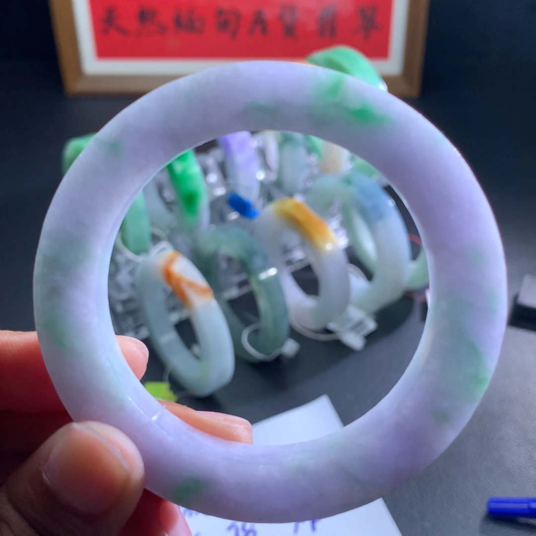 定制翡翠未镶嵌翡翠54-58圈口