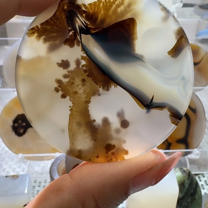 玛瑙/玉髓未镶嵌项链