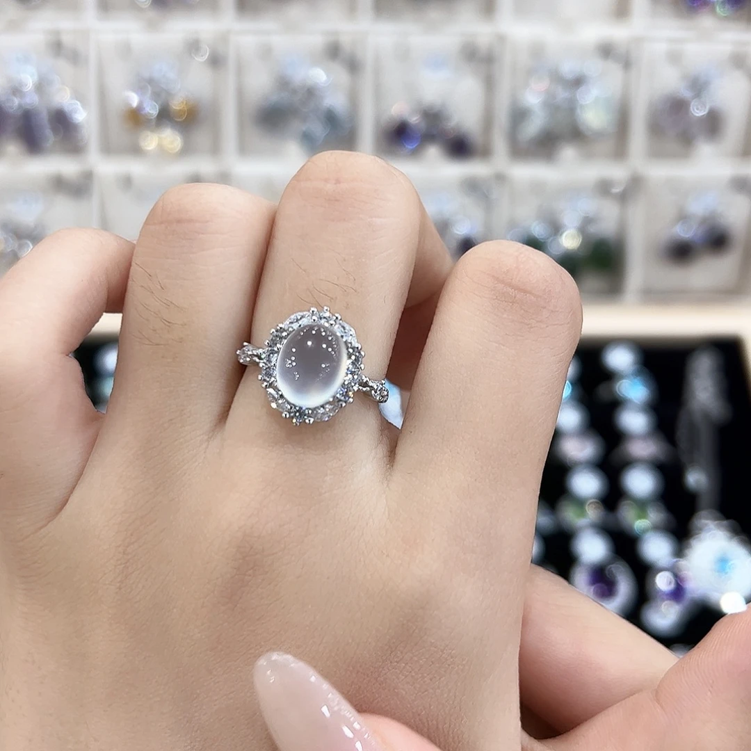 R***岫玉银S925镶嵌戒指