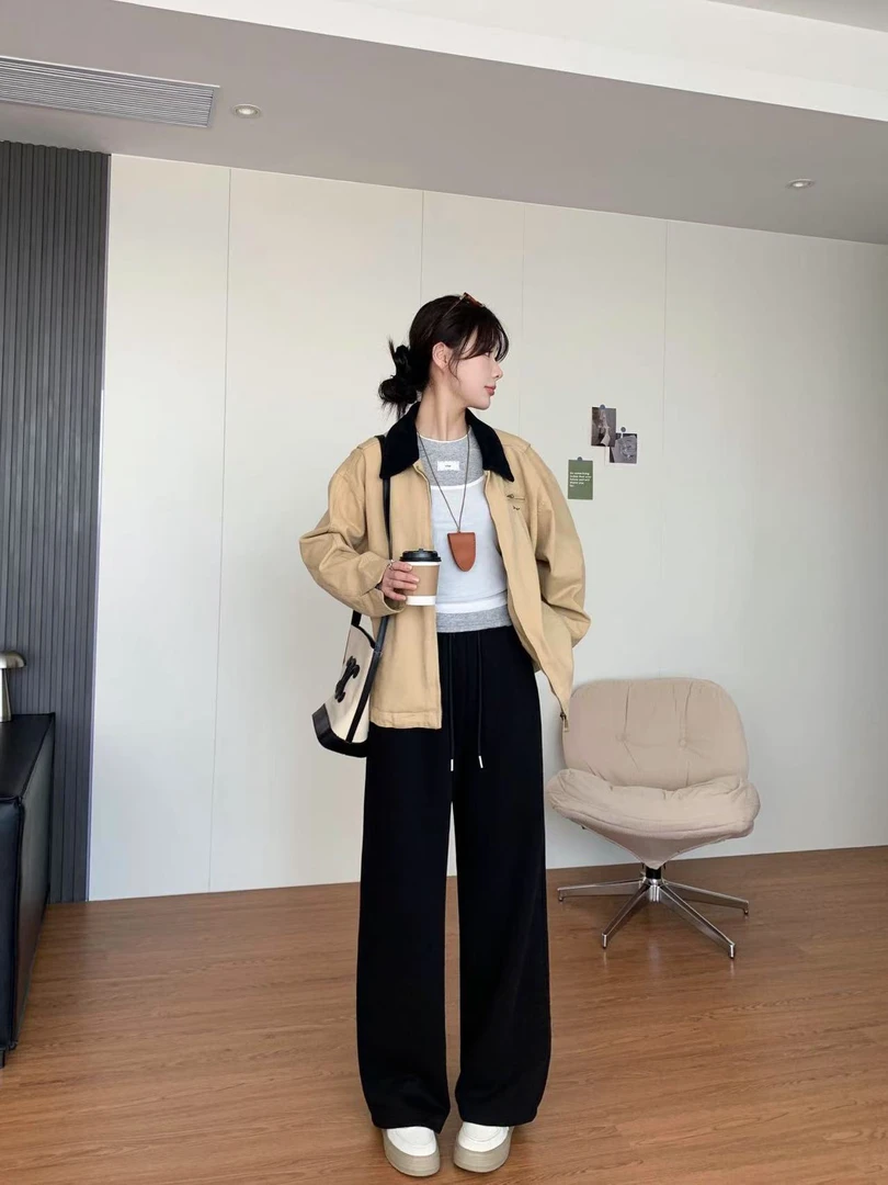 女士休闲春季长裤宽松