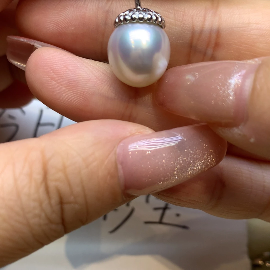 颈饰银S925镶嵌海水珍珠