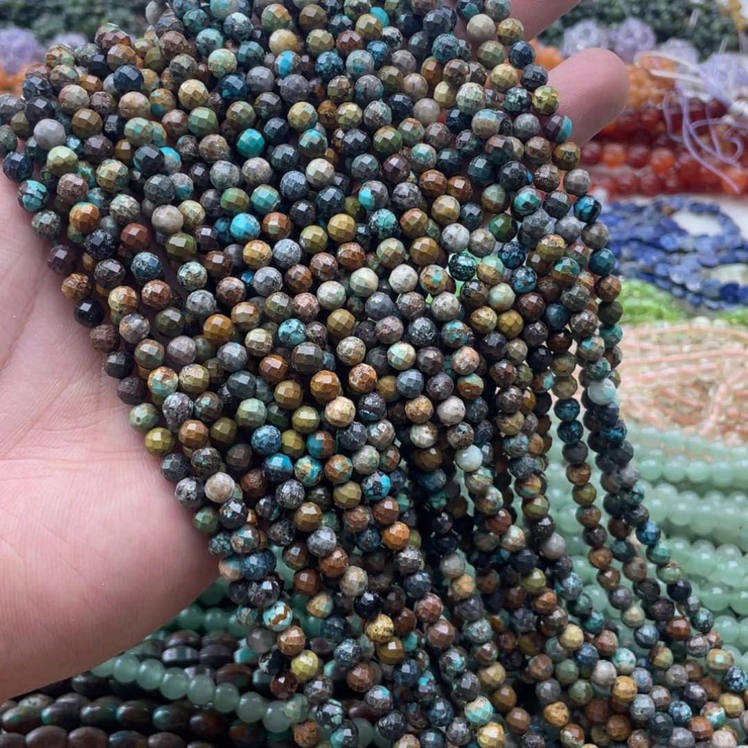 玛瑙/玉髓未镶嵌珠宝半成品一条装卡6mm原矿松切面珠