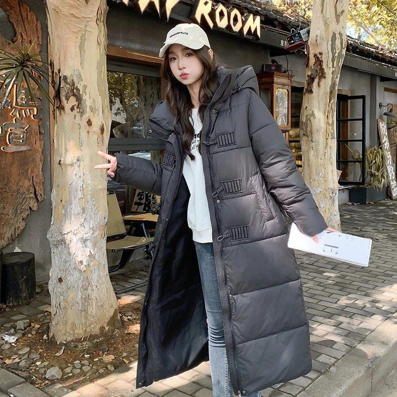 oversize面包服羽绒棉衣棉服女冬季外套中长款厚棉袄2025年新款潮