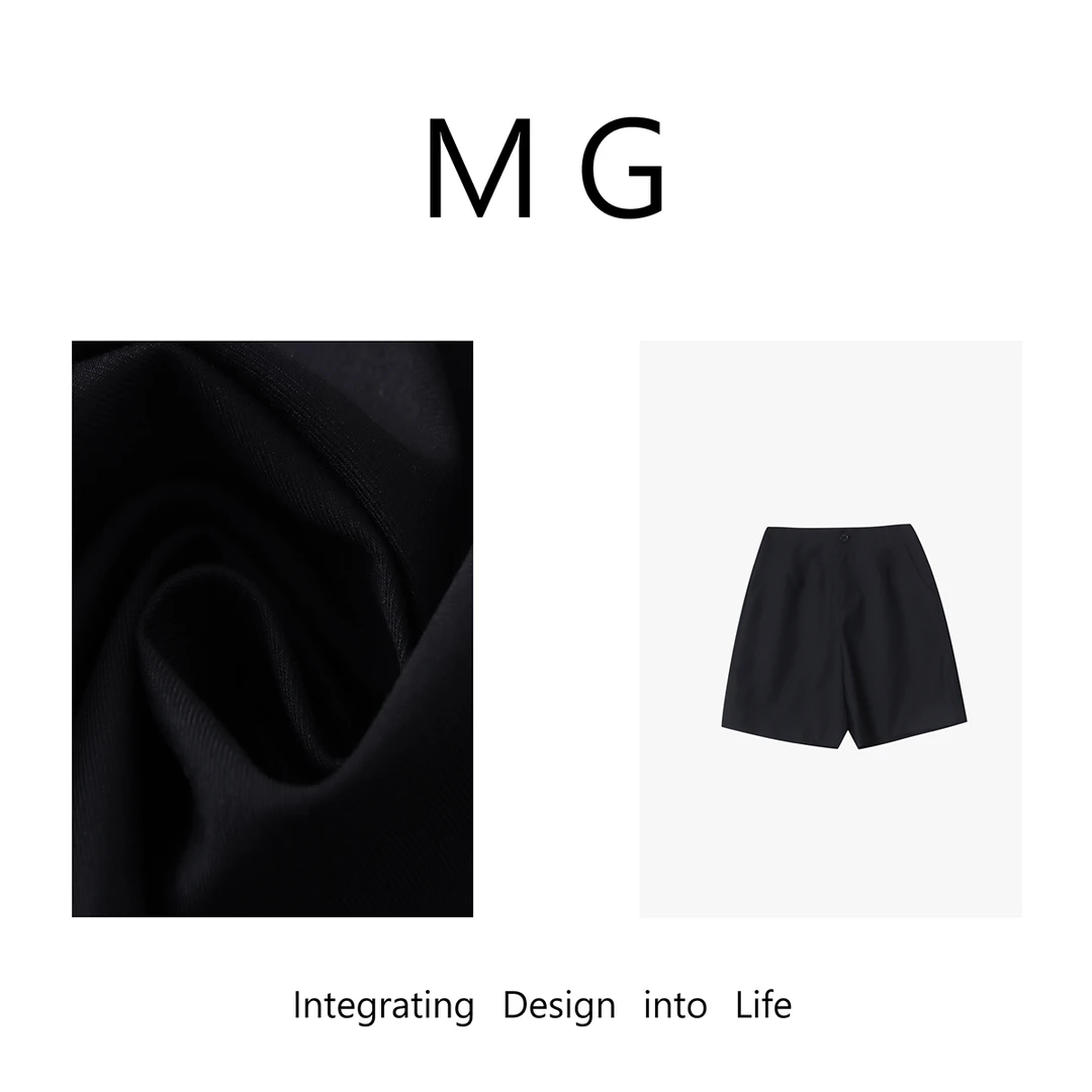 【街范中裤】定制英伦系列阔腿西装中裤短裤MG-J011