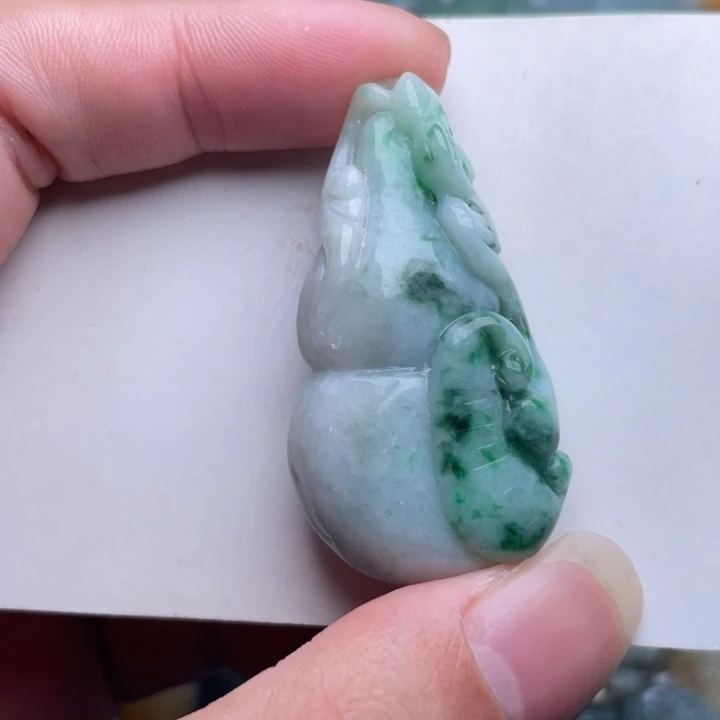 翡翠未镶嵌吊坠(不含链)翡翠