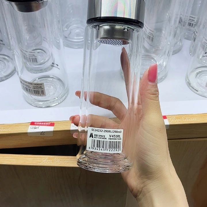 万象品牌双层玻璃杯V451RL