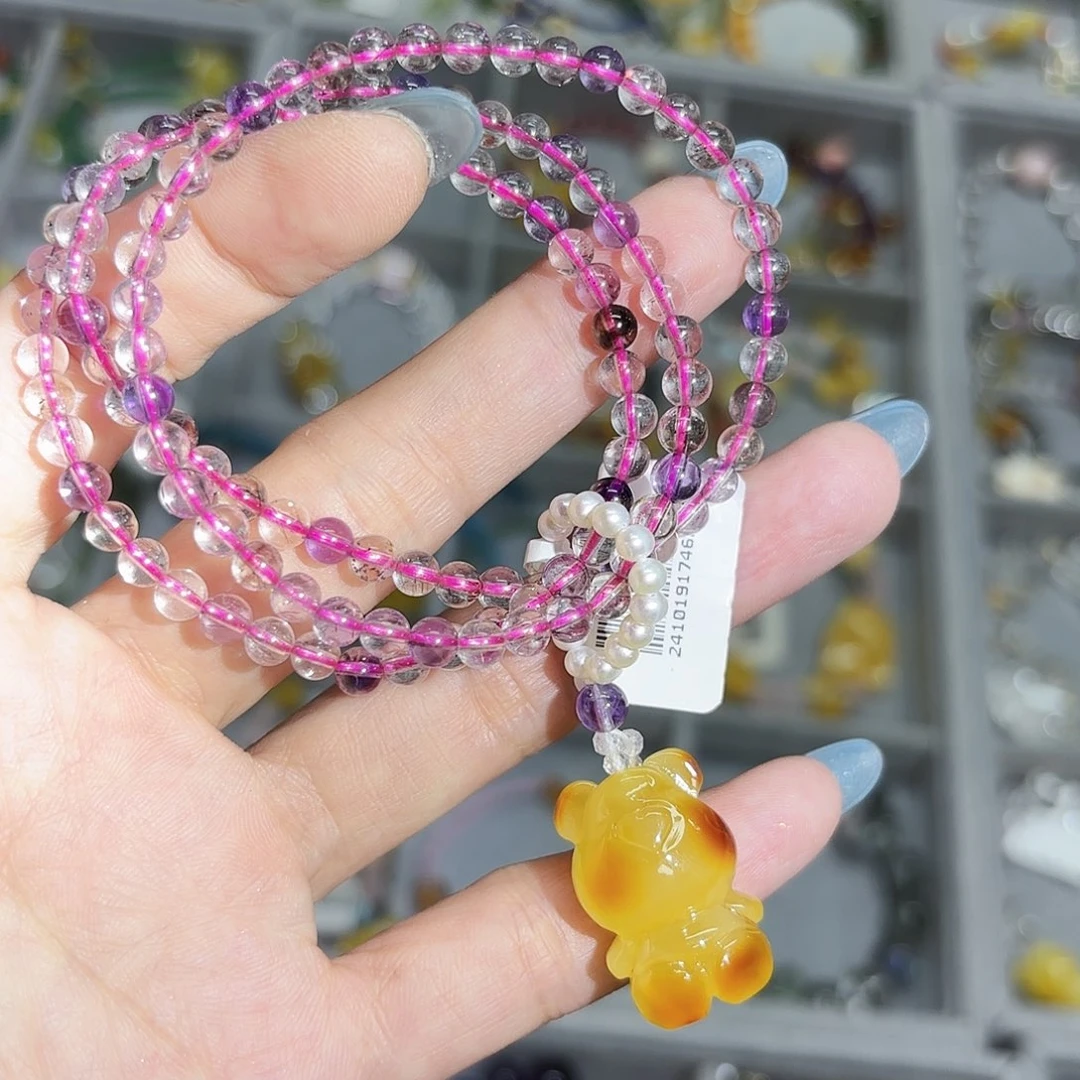未镶嵌琥珀手链琥珀
