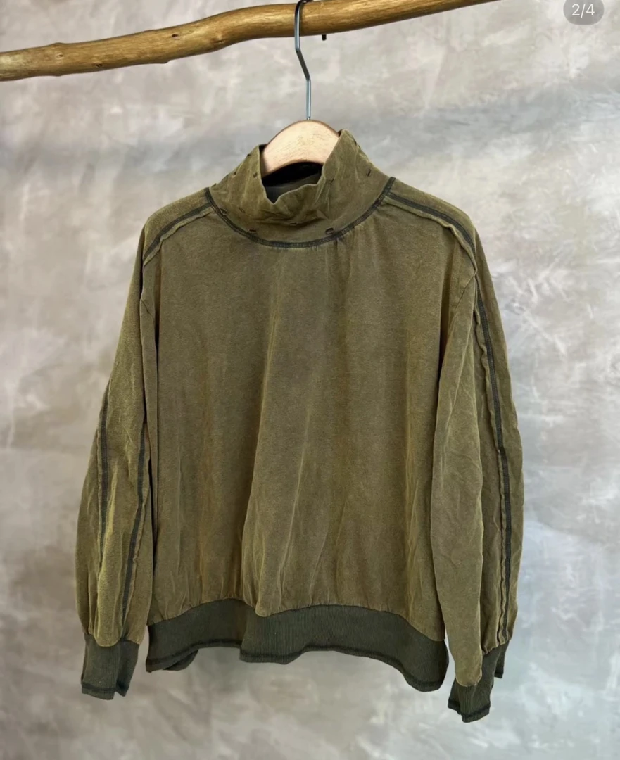 甄选棉麻原创宽松棉t