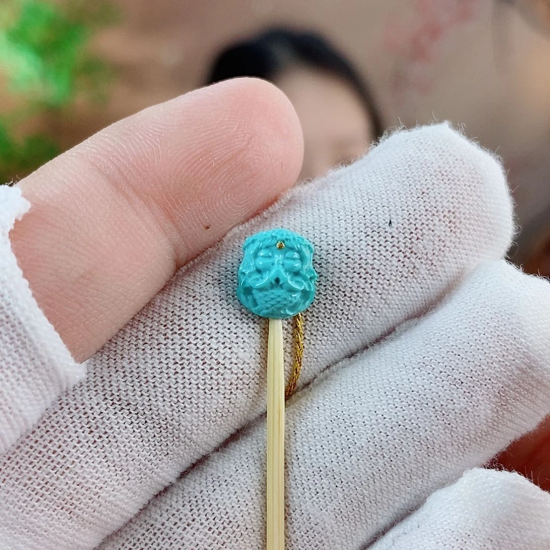 绿松石珠宝奇石未镶嵌