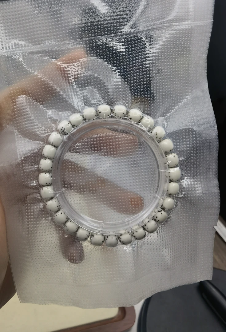 （原白8*7单圈）星月菩提原生态尺寸8*7 大留白单圈 一物一图