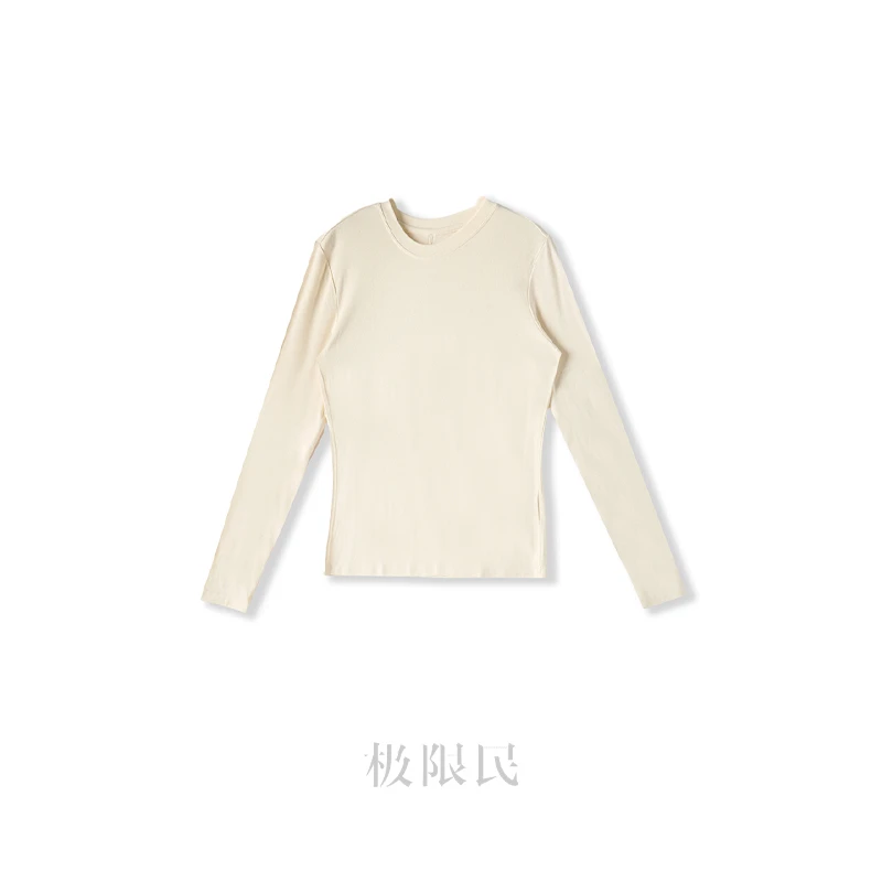 极限民《素荀》秋冬简约百搭亲肤柔软长袖打底衫F5303B3029