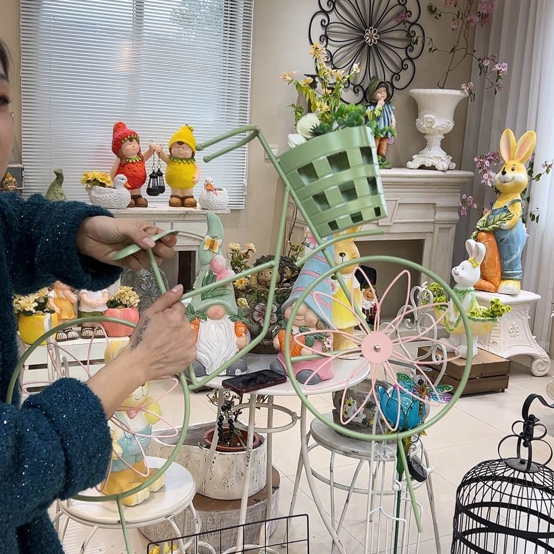 花园摆件红红火火