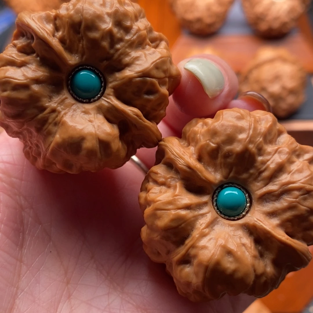 把件文玩核桃40尺寸蛤蟆头