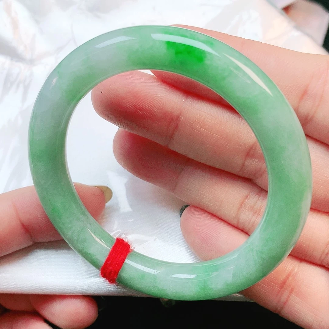 未镶嵌手镯翡翠圆条2255