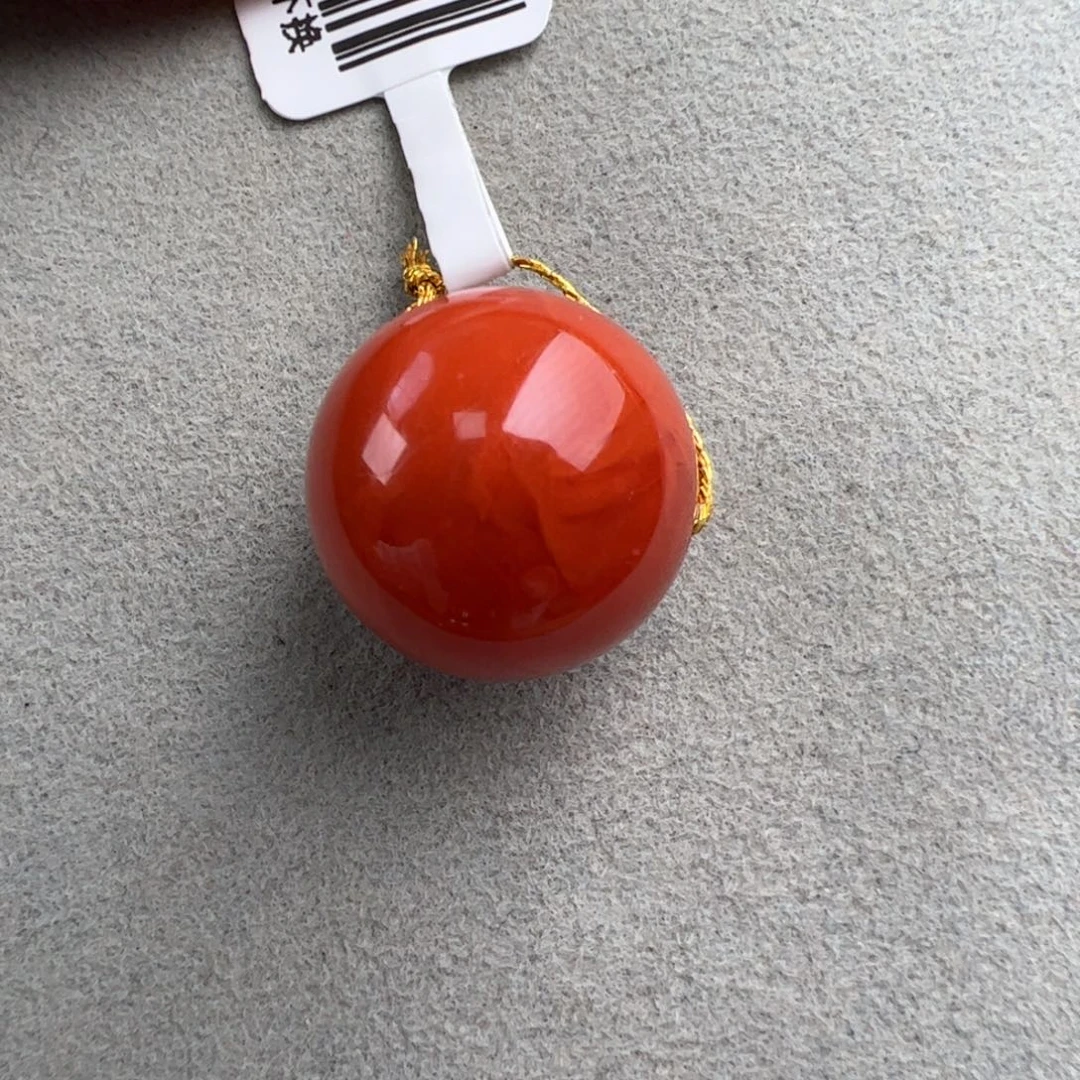 南红玛瑙未镶嵌（满肉圆珠16mm+
