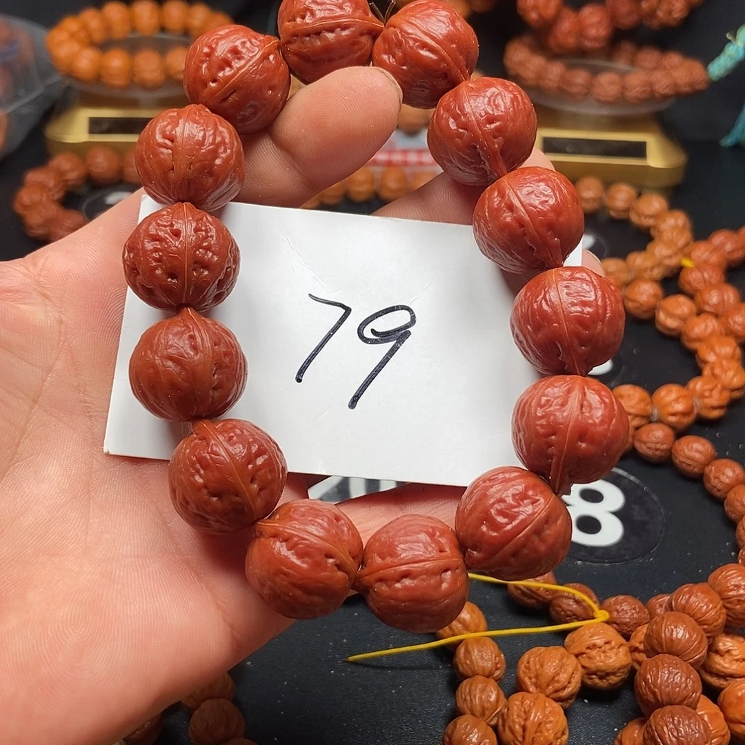 文玩核桃手串光头21