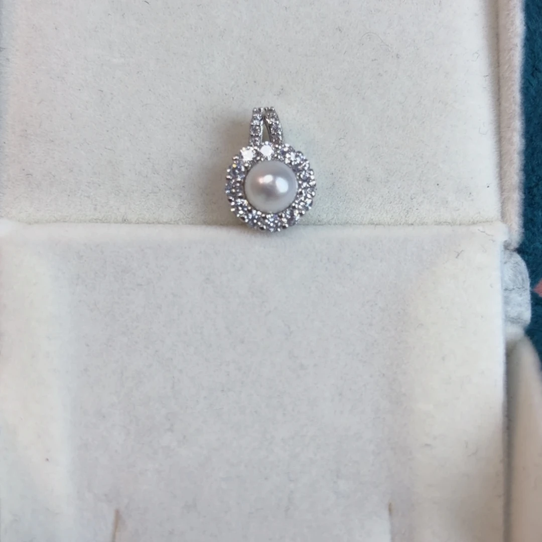 未镶嵌吊坠淡水珍珠