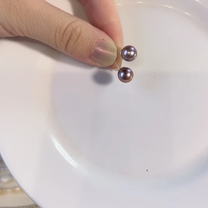 未镶嵌淡水珍珠耳饰