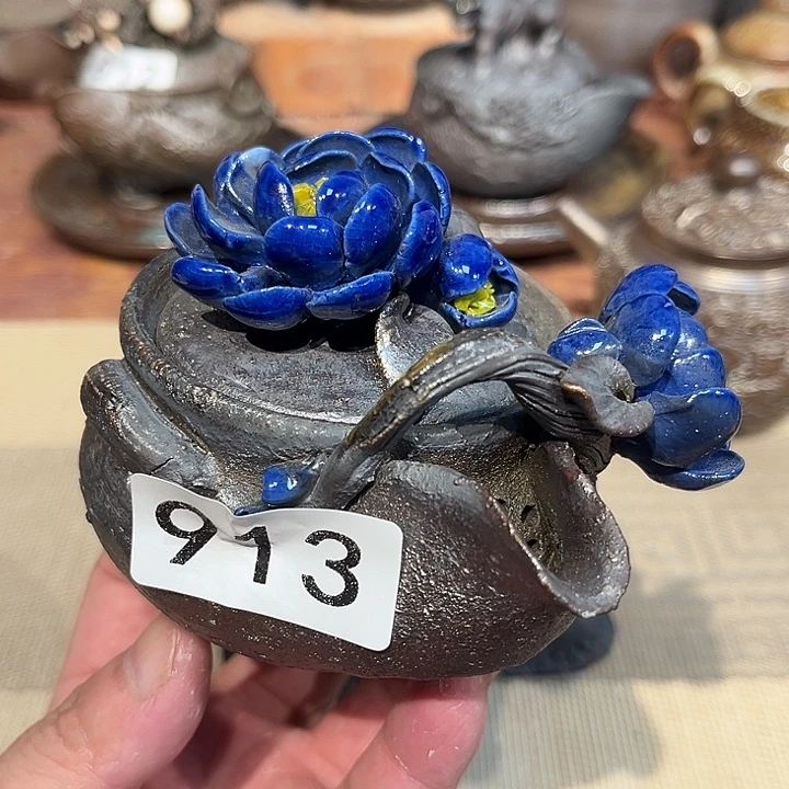 柴烧裸烧茶具放漏913