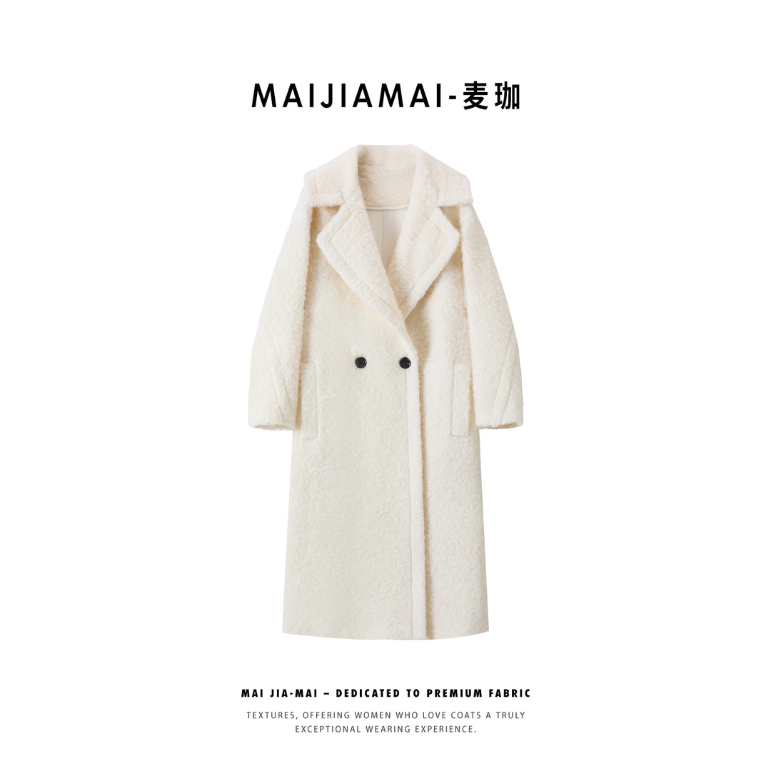 MaiJIA MaiArtIdeas【珍藏teddy】安第斯山马海毛羊毛大衣9807
