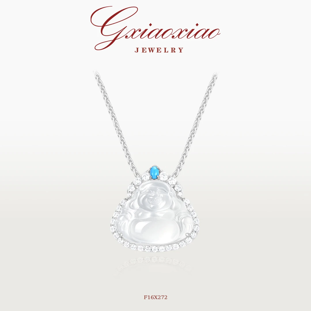 G XIAOXIAO 【限定】中式轻奢气质高级感佛公项链 F16X272新年礼物