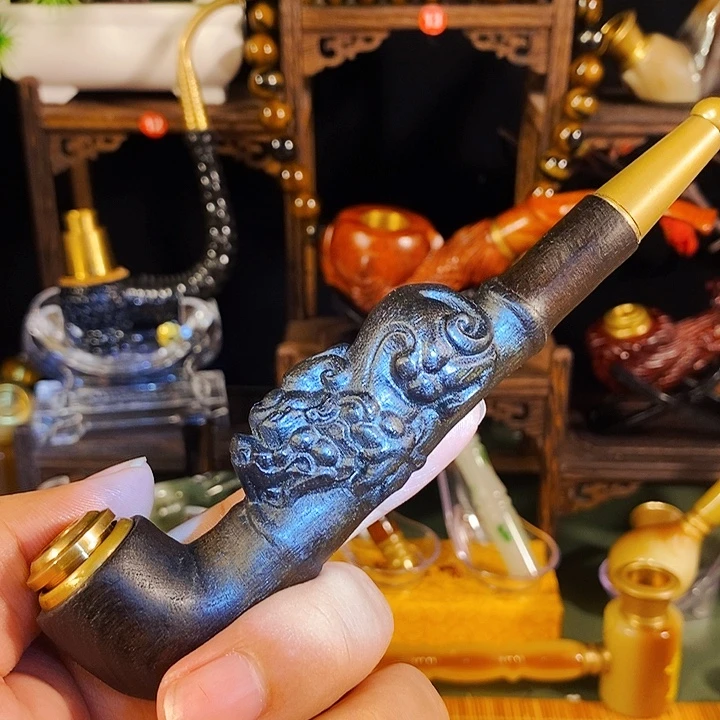 高端定制金丝楠烟嘴