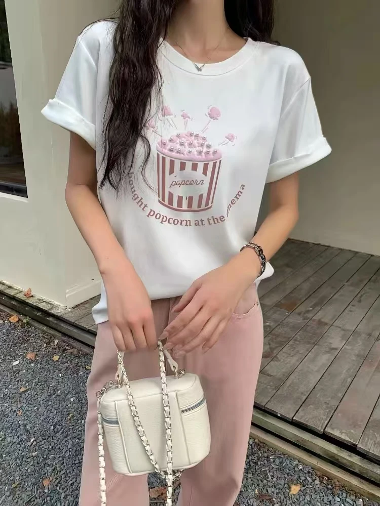 【淼淼妈】儿童夏季圆领短袖T恤25153