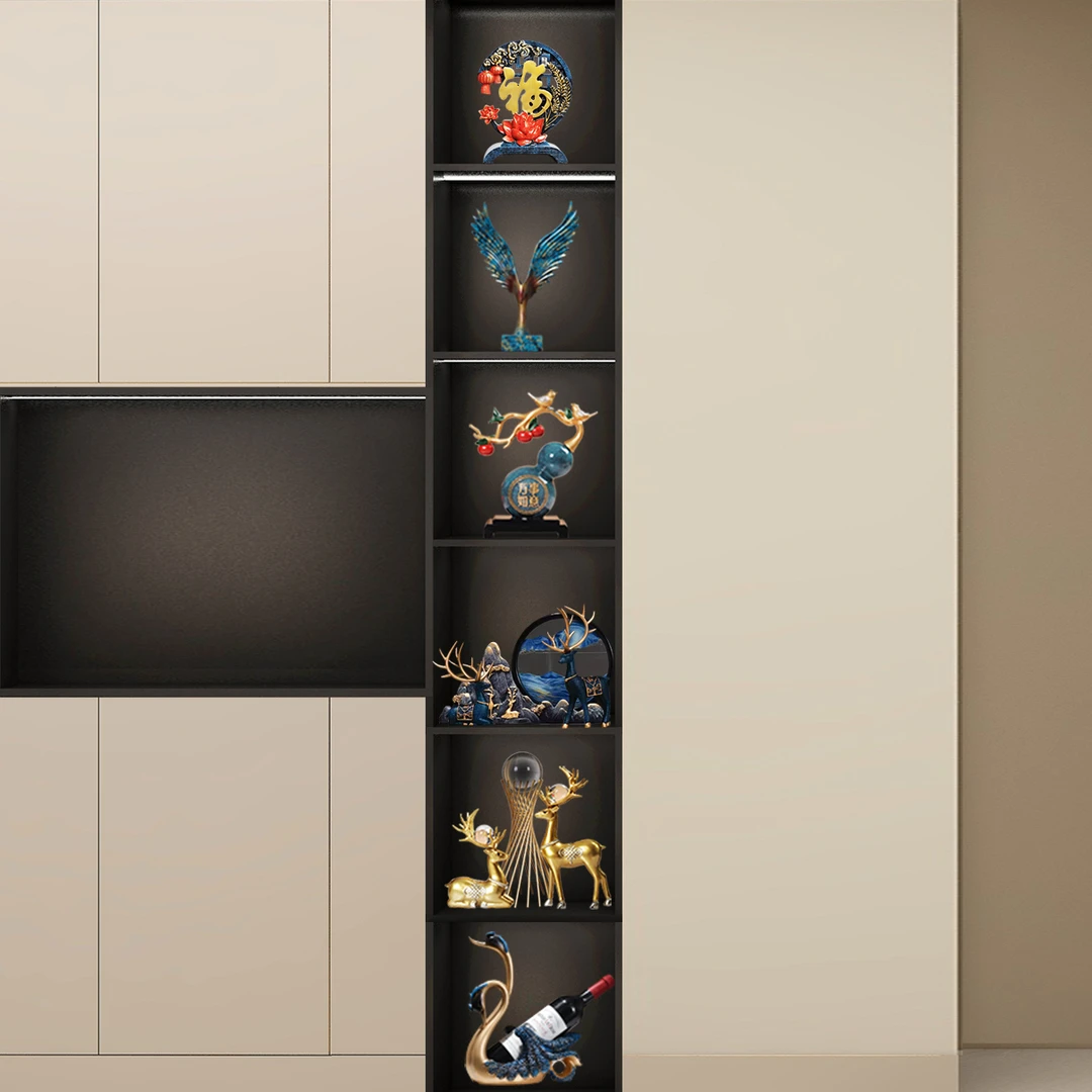 乔迁新居暖居酒柜摆件客厅套装电视柜摆设品玄关中式装饰品家居