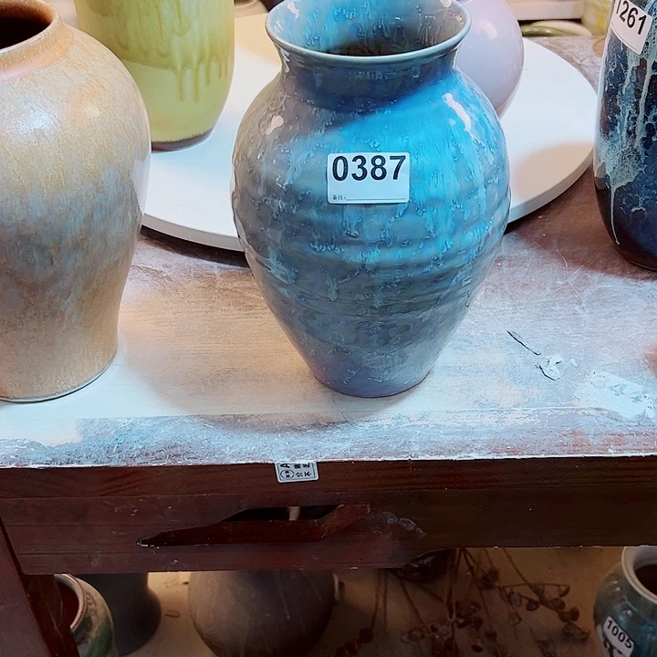 *****花瓶摆件摆件高27口10。 摆件摆件。