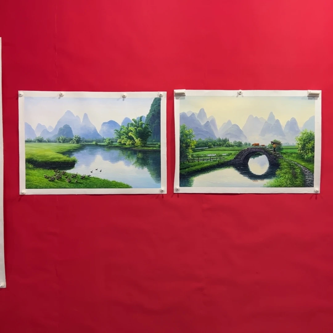 溪***流国画龙玉凤老师精品