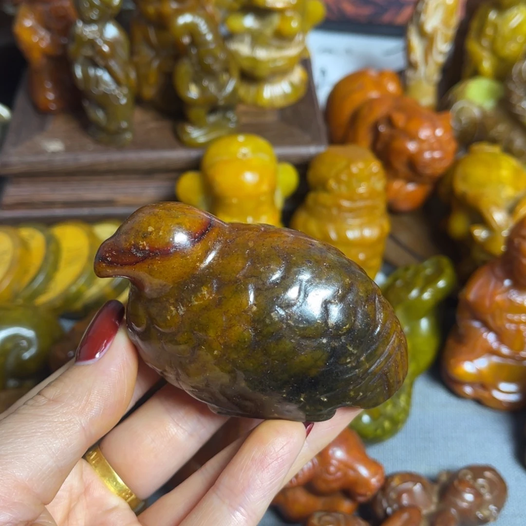 蛇纹石玉合金颈饰
